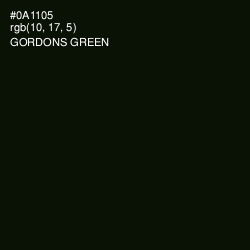 #0A1105 - Gordons Green Color Image